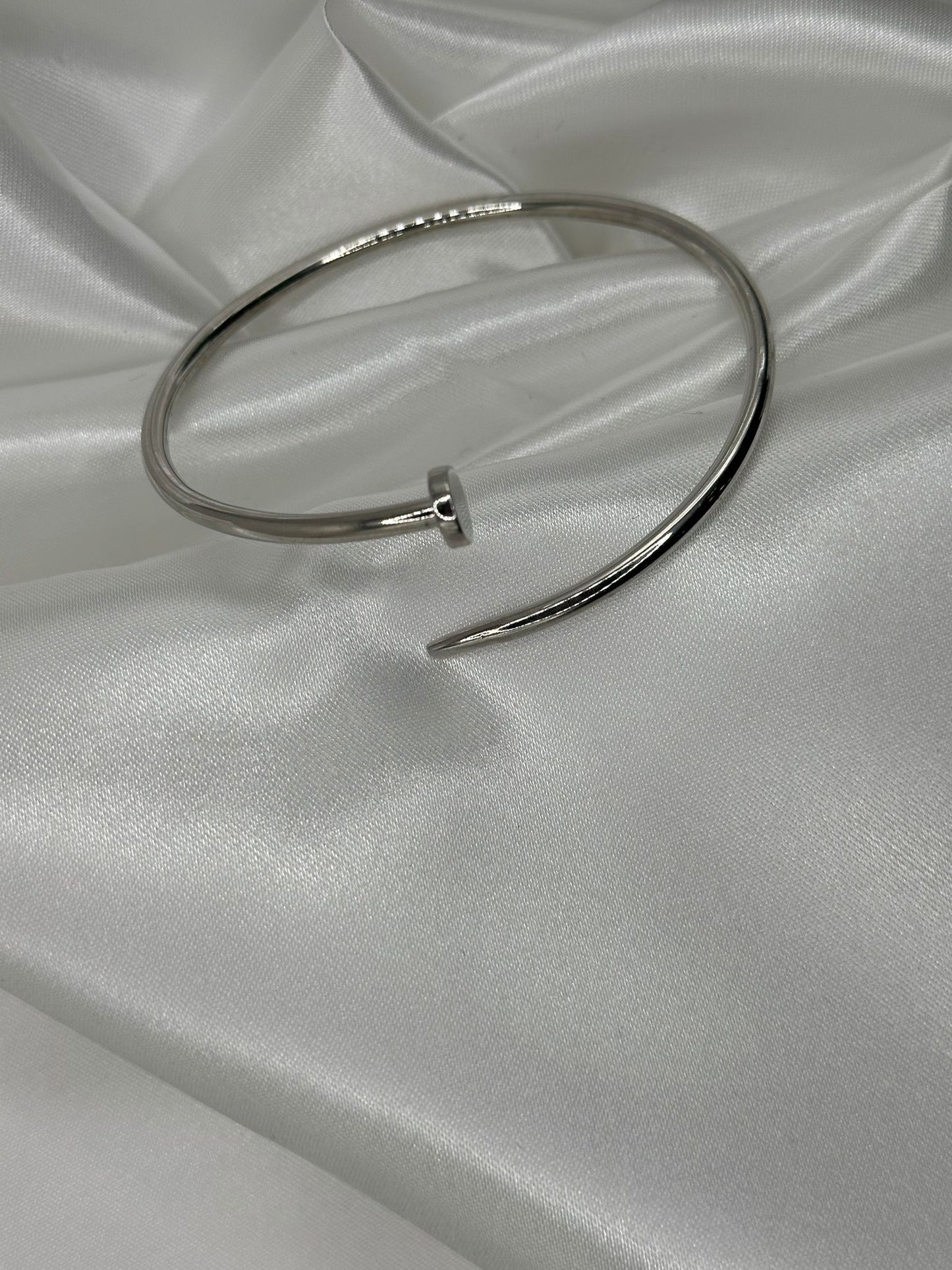 Bracciale Chiodo Bianco