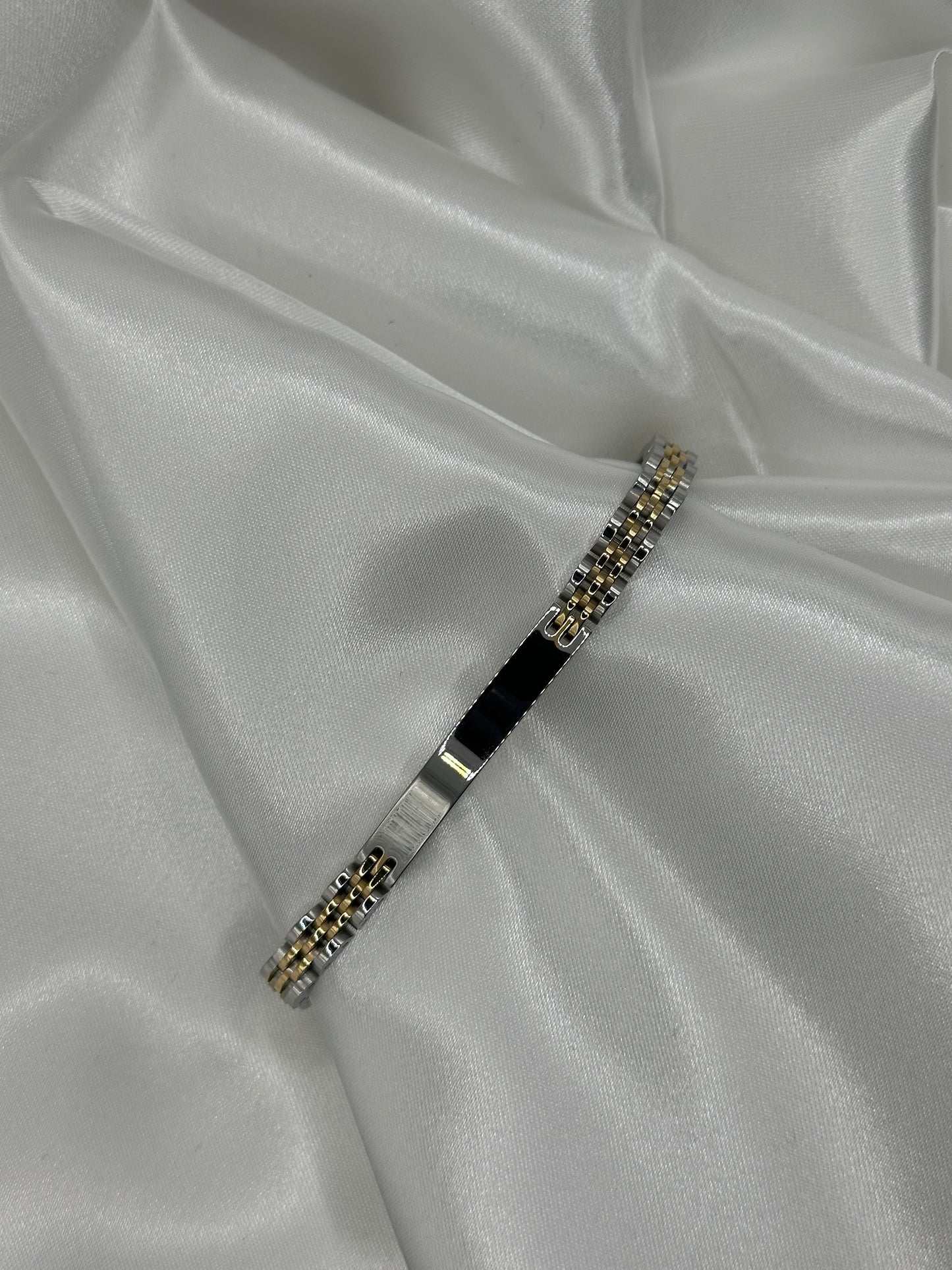 Bracciale Maglia Rolex Targhetta