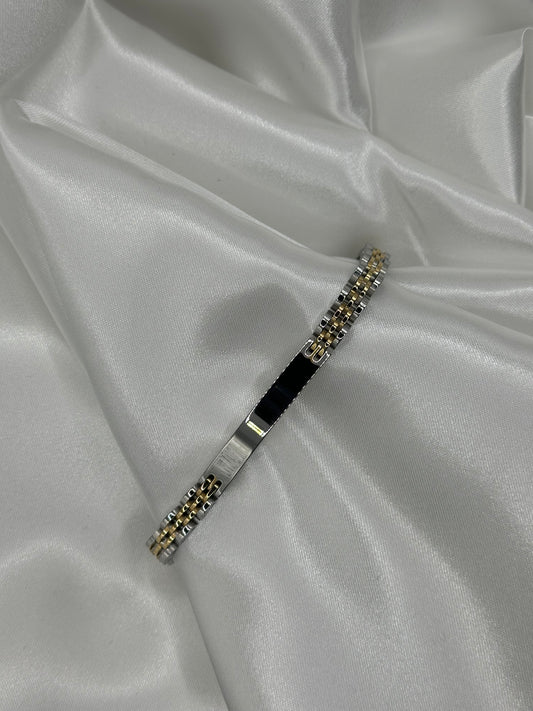 Bracciale Maglia Rolex Targhetta