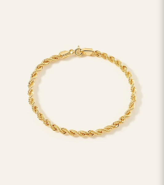 Bracciale cordoncino gold