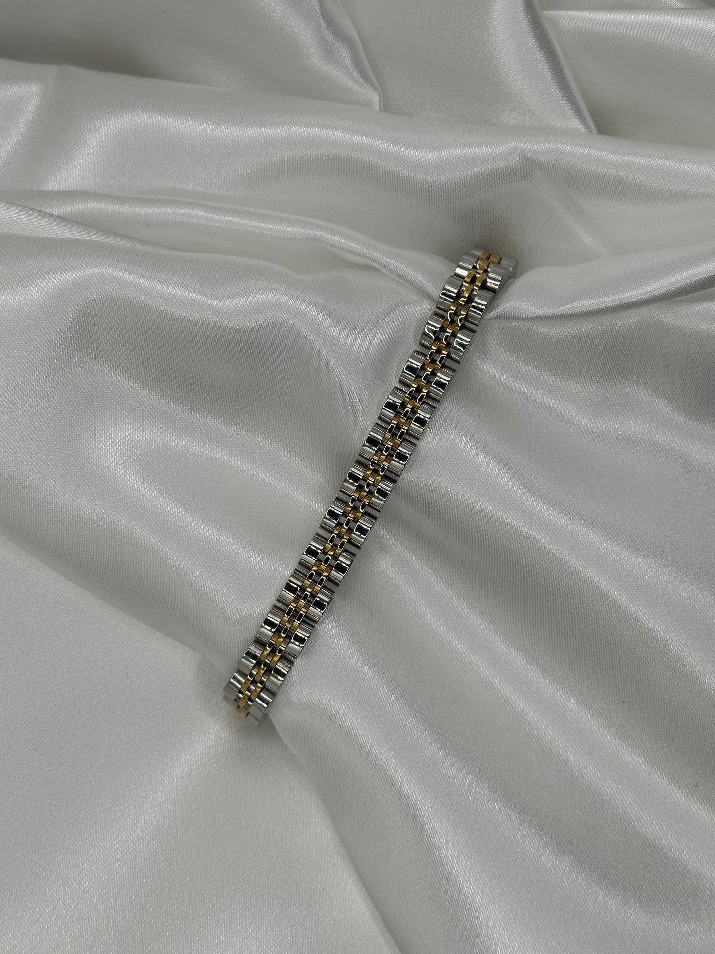 Bracciale Maglia Rolex Bicolore